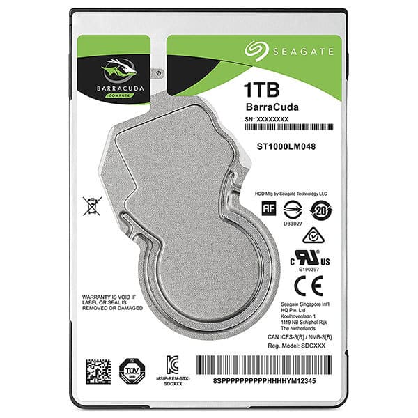 Hard Disk laptop SEAGATE BarraCuda, 1TB, 5400RPM, SATA3, 128MB, ST1000LM048