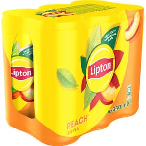 Bautura racoritoare LIPTON Peach bax 0.33L x 6 doze