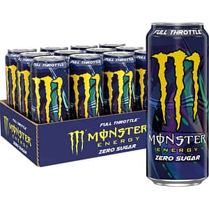 Bautura energizanta MONSTER Energy Zero Zahar bax 0.5L x 12 doze