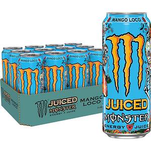 Bautura energizanta MONSTER Mango bax 0.5L x 12 doze