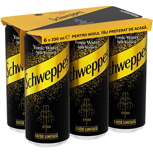 Bautura racoritoare carbogazoasa SCHWEPPES Tonic Water bax 0.33L x 6 doze