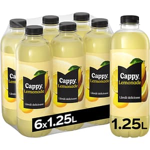 Limonada CAPPY Lemonade Lamai Delicioase bax 1.25L x 6 sticle