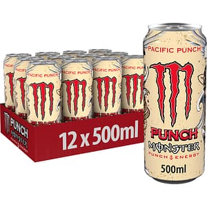 Bautura energizanta MONSTER Punch & Energy bax 0.5L x 12 doze