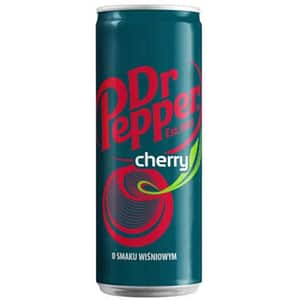 Bautura racoritoare carbogazoasa DR PEPPER Cherry bax 0.33L x 24 doze