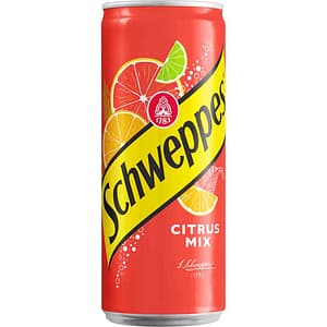 Bautura racoritoare carbogazoasa SCHWEPPES Schweppes Citrus Mix bax 0.33L x 24 doze