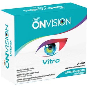 Supliment Onvision Vitro, 20 plicuri, SUN WAVE