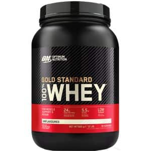 Pudra proteica din zer 100% Whey Gold Standard, 900 g, OPTIMUM NUTRITION