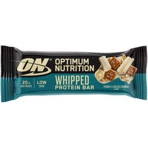 Baton proteic OPTIMUM NUTRITION, caramel sarat, 10 buc x 68 g