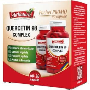 Supliment alimentar Quercetin 98 Complex, 60+30 capsule, ADNATURA