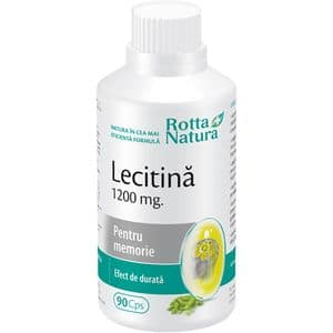 Supliment alimentar Lecitina 1200mg, 90 capsule, ROTTA NATURA