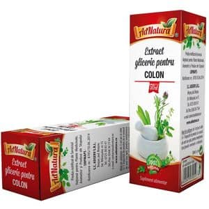 Supliment alimentar Extract Gliceric Colon, 50 ml, ADNATURA