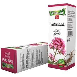 Supliment alimentar Extract Gliceric Valeriana Radacina, 50 ml, ADNATURA
