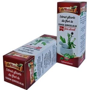Supliment alimentar Extract Gliceric Coada Soricelului, 50 ml, ADNATURA