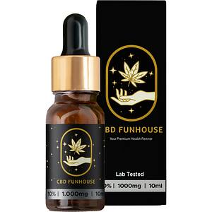 Ulei CBD Premium 10%, 1000 mg Cannabidiol, 10 ml, CBD FUNHOUSE