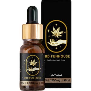 Ulei CBD Premium 15%, 1500 mg Cannabidiol, 10 ml, CBD FUNHOUSE