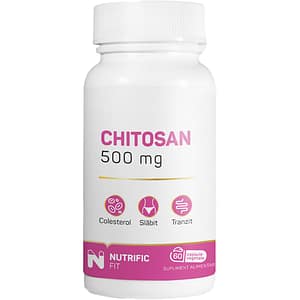 Supliment alimentar Chitosan 500 mg, 60 capsule vegetale, NUTRIFIC