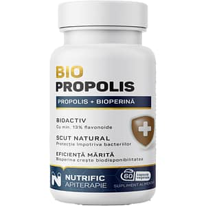 Supliment Propolis activat cu bioperina, 60 capsule, NUTRIFIC