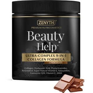 Supliment Beauty Help Colagen Formula cu aroma de Ciocolata, 300 g, ZENYTH