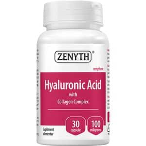 Supliment Hyaluronic Acid with Collagen Complex, 30 capsule, ZENYTH