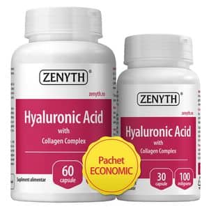 Supliment Pachet Hyaluronic Acid, 90 capsule, ZENYTH
