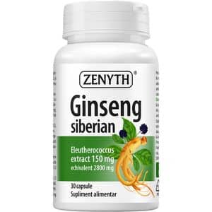 Supliment Ginseng Siberian, 30 capsule, ZENYTH