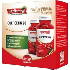 Supliment alimentar Quercetin 98, 60+30 capsule, ADNATURA