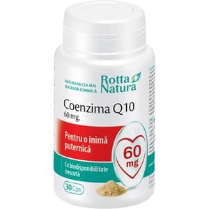 Supliment alimentar Coenzima Q10 60mg, 30 capsule, ROTTA NATURA