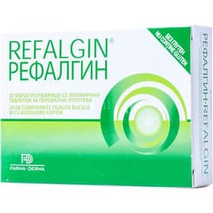 Supliment alimentar Refalgin, 20 comprimate, NATURPHARMA