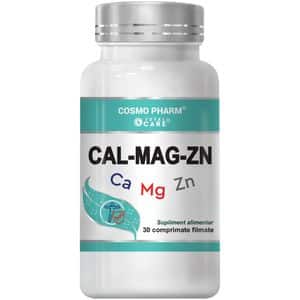 Supliment alimentar Cal-Mag-Zinc, 30 tablete, COSMO PHARM