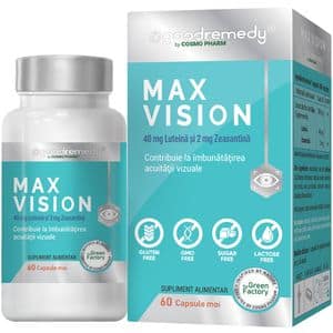 Supliment alimentar Max Vision 200 mg, 60 capsule, COSMO PHARM