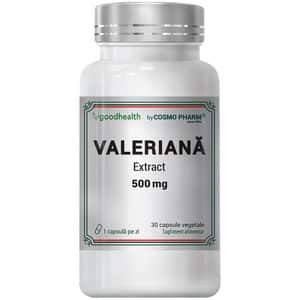 Supliment alimentar Valeriana extract 500 mg, 30 capsule, COSMO PHARM