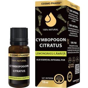 Ulei esential Lemongrass, 10 ml, COSMO PHARM