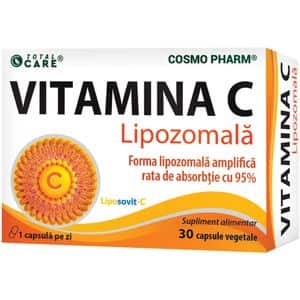 Supliment alimentar Vitamina C Lipozomala, 30 capsule, COSMO PHARM