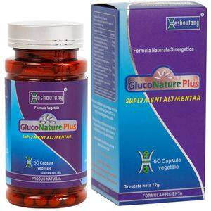 Supliment Gluconature Plus, 60 capsule, QINGDAO HESHOUTANG