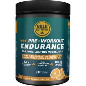 Pre-workout Endurance, portocale, 300 g, GOLDNUTRITION