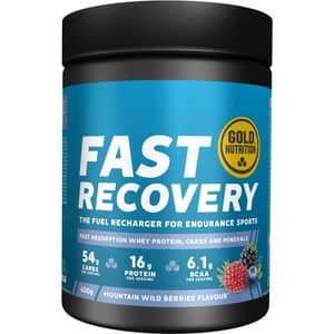 Pudra Fast Recovery, aroma Fructe de padure, 600 g, GOLDNUTRITION