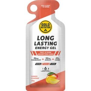 Gel energizant Long Lasting, mango, 40 g x 16 buc, GOLDNUTRITION
