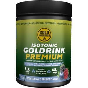 Pudra Isotonic Gold Drink Premium, aroma Fructe de padure, 600 g,  GOLDNUTRITION