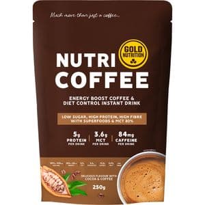 Bautura energizanta Nutri Coffee, 250 g, GOLDNUTRITION