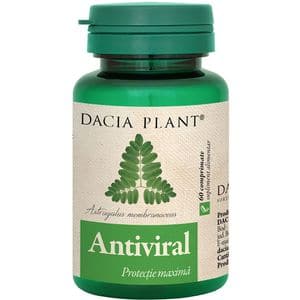 Supliment alimentar Antiviral, 60 comprimate, DACIA PLANT