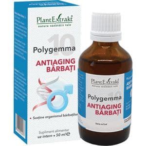 Polygemma AntiAging 10 Barbati, 50 ml, PLANTEXTRAKT