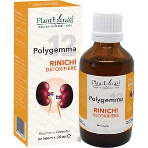 Polygemma 12 Rinichi Detoxifiere, 50 ml, PLANTEXTRAKT