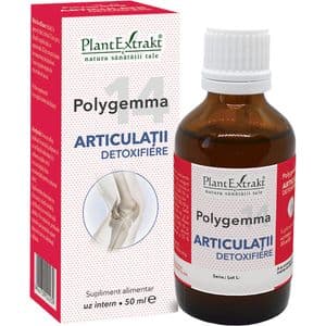 Polygemma 14 Articulatii Detoxifiere, 50 ml, PLANTEXTRAKT