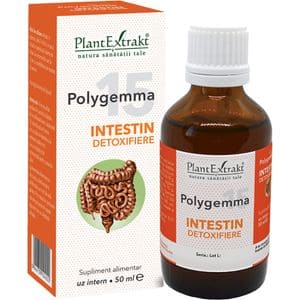 Polygemma 15 Intestin Detoxifiere, 50 ml, PLANTEXTRAKT