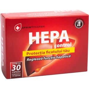 Supliment alimentar HEPA control, 30 capsule, SPRINT PHARMA