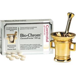 Supliment alimentar Bio-Chrom, 30 tablete filmate, PHARMA NORD