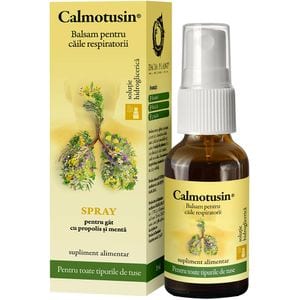 Supliment alimentar Spray Calmotusin fara alcool, 20 ml, DACIA PLANT