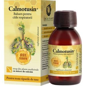 Supliment alimentar Sirop Calmotusin cu Miere, 100 ml, DACIA PLANT