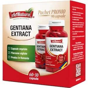 Supliment alimentar Gentiana Extract, 60 + 30 capsule, AD NATURA