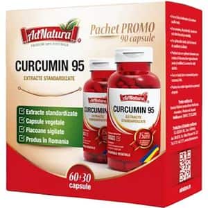 Supliment alimentar Curcumin 95, 60 + 30 capsule, AD NATURA